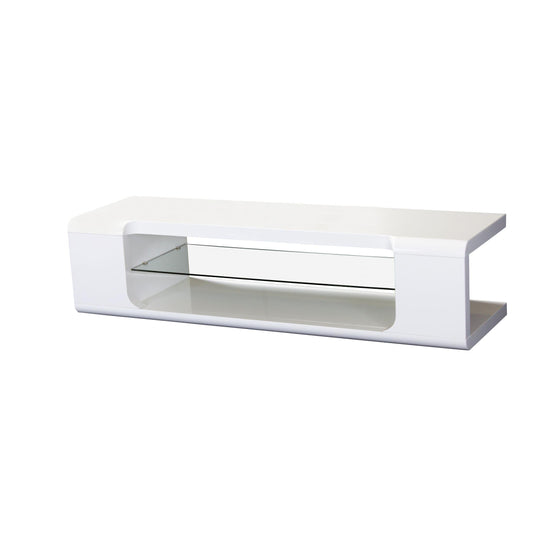 Parker High Gloss TV Cabinet White