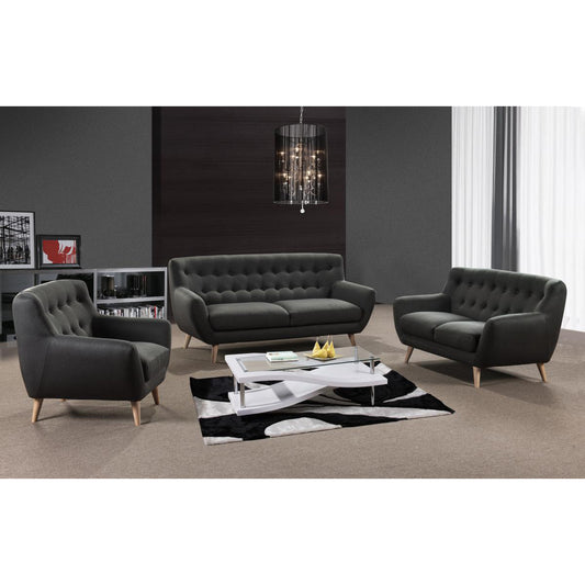 Rihanna Fabric 1 Seater Sofa Grey