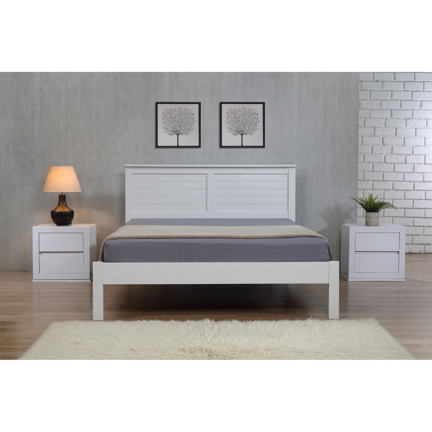 Wilmot 4 Foot Bed Grey