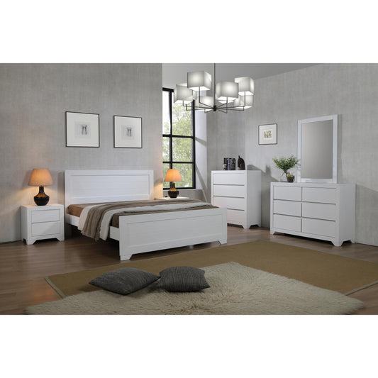 Zircon Chest 4 Drawer White