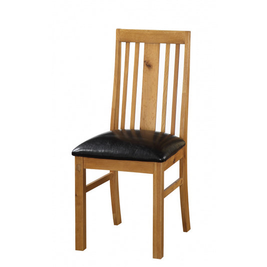 Acorn Solid Oak Dining Chairs (2's) Assembled