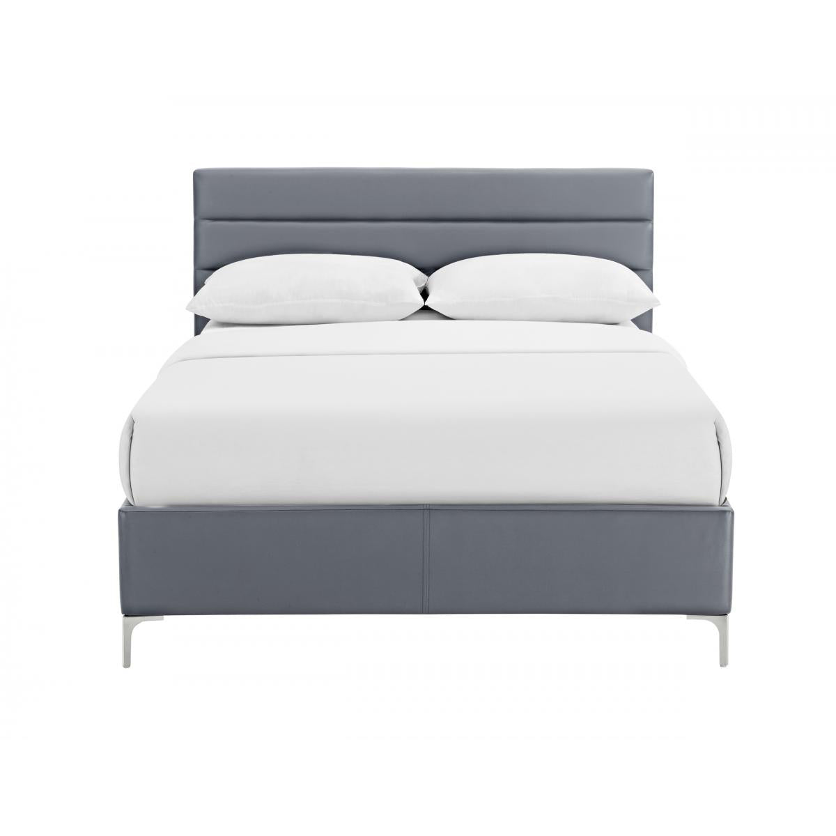 Arco PU Double Bed Grey