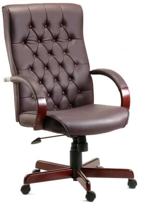 Warwick Exec Chair Burgundy