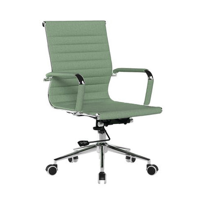 Aura Med Back Fabric Exec Chair Green