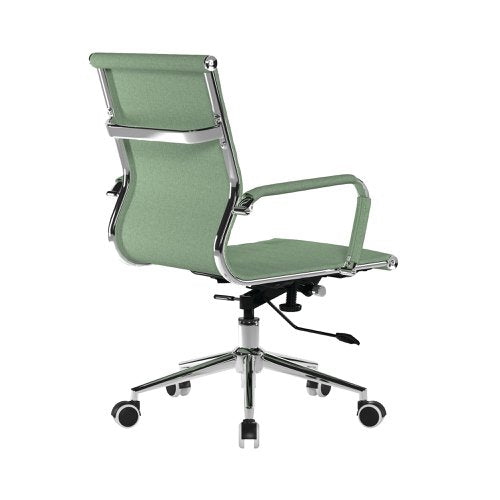 Aura Med Back Fabric Exec Chair Green
