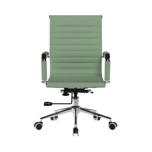 Aura Med Back Fabric Exec Chair Green