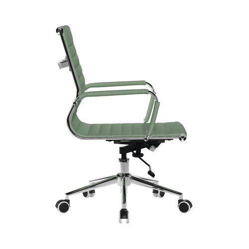 Aura Med Back Fabric Exec Chair Green