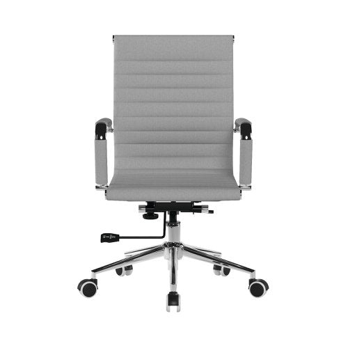 Aura Med Back Fabric Exec Chair Grey