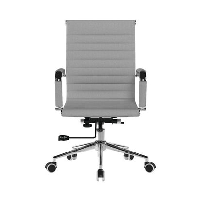 Aura Med Back Fabric Exec Chair Grey
