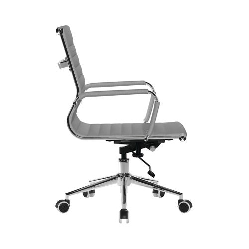 Aura Med Back Fabric Exec Chair Grey