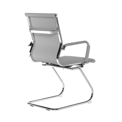 Aura MB Fabric Visitor Chair Grey