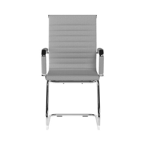 Aura MB Fabric Visitor Chair Grey