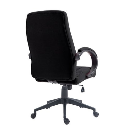 Dorset HB Exec Chair With Arms Black