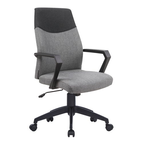 Clyde HB 2Tone Fabric Exec Chair GYBK