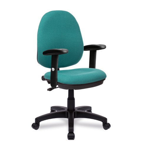 Java 100 1 Lever Ops Chair AdjArms GN