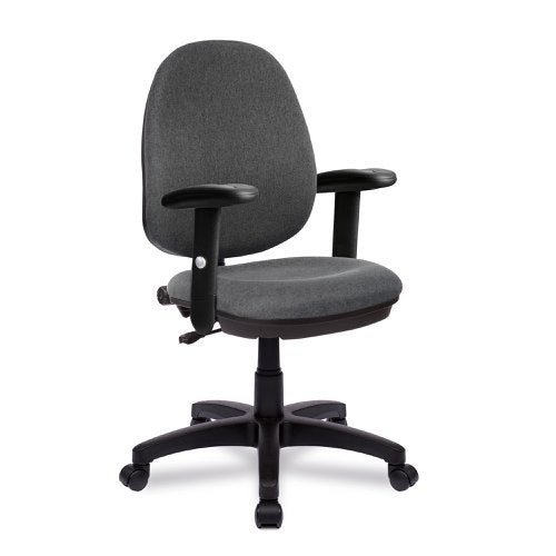 Java 100 1 Lever Ops Chair AdjArms GY