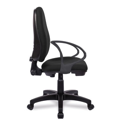 Java 100 1 Lever Ops Chair FixArms BK