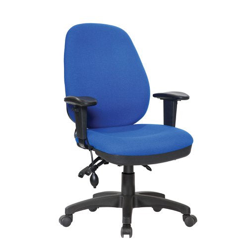 Harrison HB Ops Chair With Arms Blue