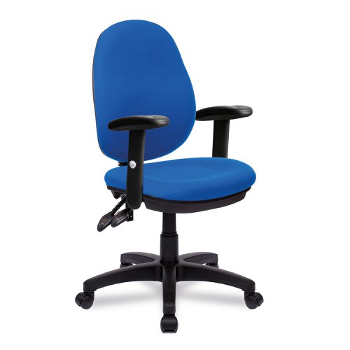 Java 200 2 Lever Ops Chair AdjArms BL