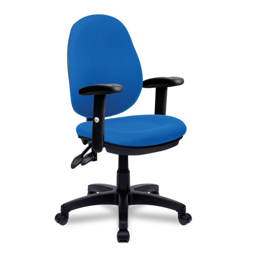 Java 300 3 Lever Ops Chair AdjArms BL