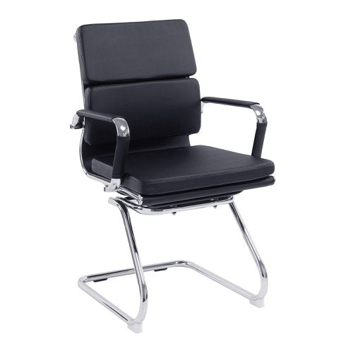 Avanti MB Bond Lthr Visitor Chair BK
