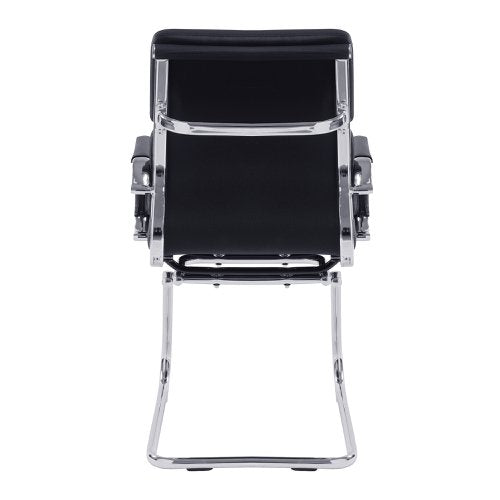 Avanti MB Bond Lthr Visitor Chair BK