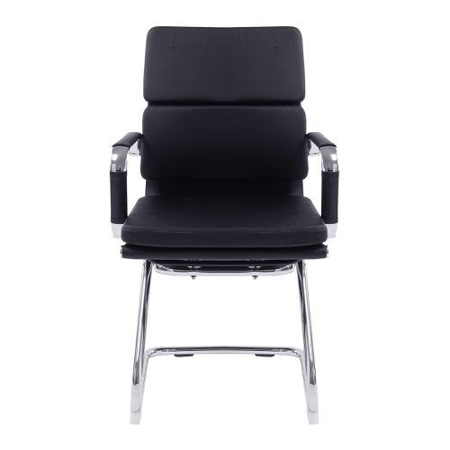 Avanti MB Bond Lthr Visitor Chair BK