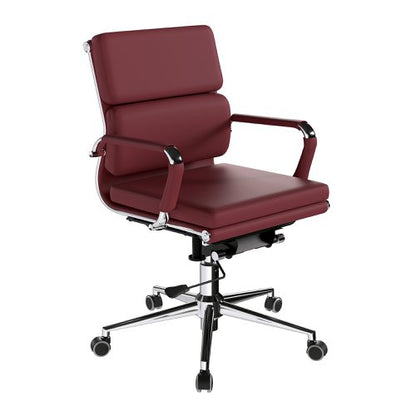 Avanti MB Bond Leather Exec Chair Red