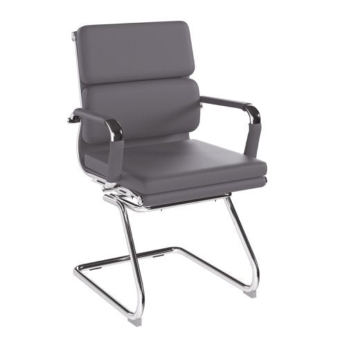 Avanti MB Bond Lthr Visitor Chair GRY