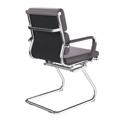 Avanti MB Bond Lthr Visitor Chair GRY