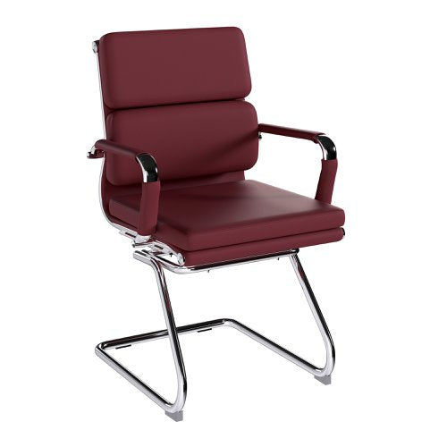 Avanti MB Bond Lthr Visitor Chair Red