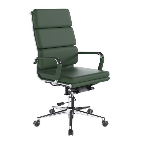 Avanti HB Bond Leather Exec Chair GRN