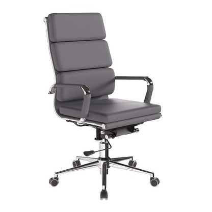 Avanti HB Bond Leather Exec Chair GRY