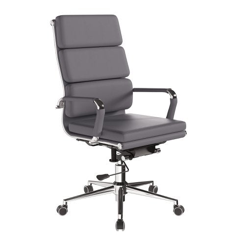 Avanti HB Bond Leather Exec Chair GRY