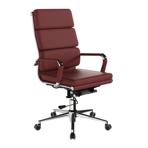 Avanti HB Bond Leather Exec Chair Red