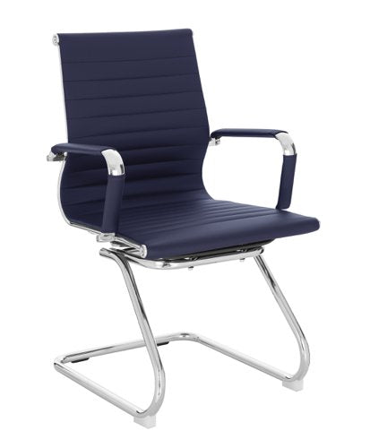 Aura MB Bond Leather Visitor Chair BL