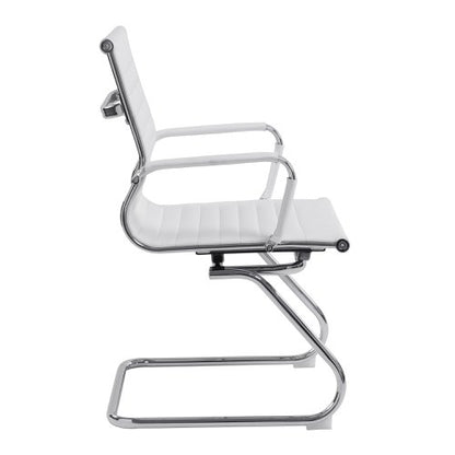 Aura MB Bond Leather Visitor Chair WH