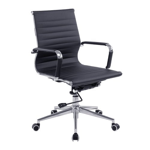 Aura MB Bonded Leather Exec Chair BK