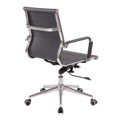 Aura MB Bonded Leather Exec Chair GRY