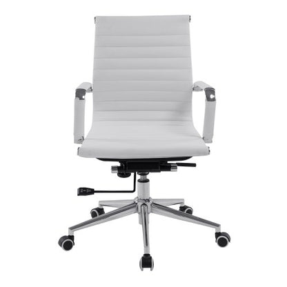 Aura MB Bonded Leather Exec Chair WH