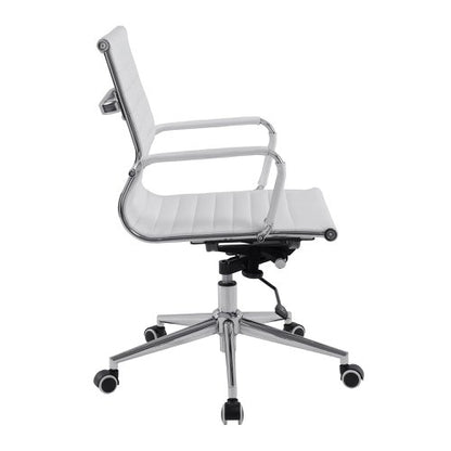 Aura MB Bonded Leather Exec Chair WH