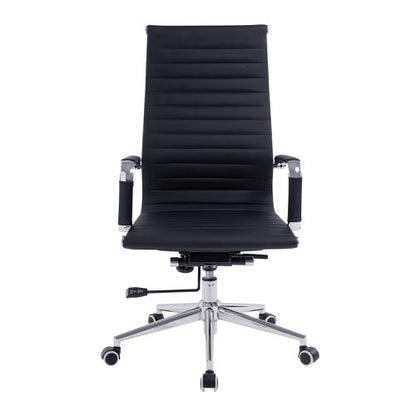 Aura HB Bonded Leather Exec Chair BK