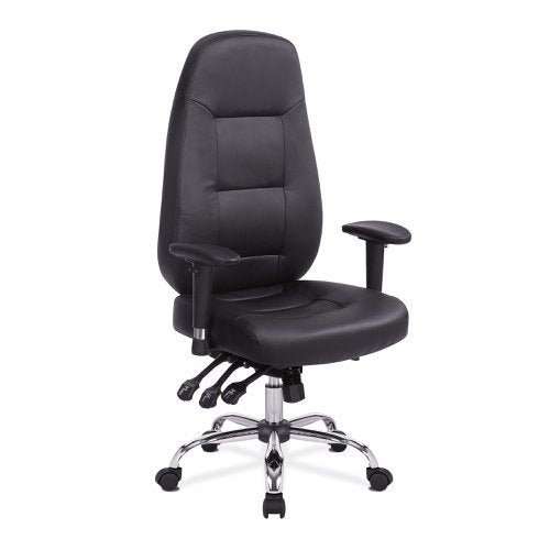 Babylon 24 Hour Leather Ops Chair BK