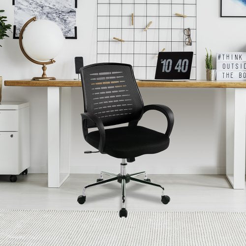 Carousel Mesh Operator Chair Black