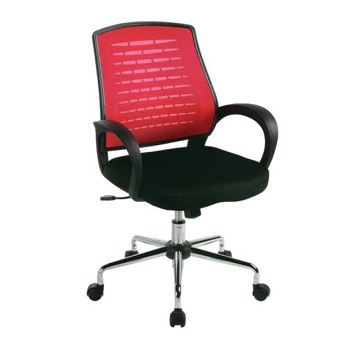Carousel Mesh Ops Chair Raspberry
