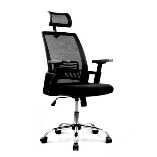 Alpha High Back Mesh Ops Chair Black