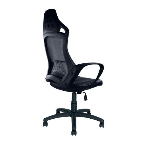 Ascot Hi Back Mesh Task Ops Chair BK