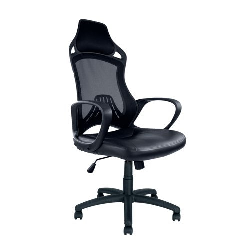 Ascot Hi Back Mesh Task Ops Chair BK