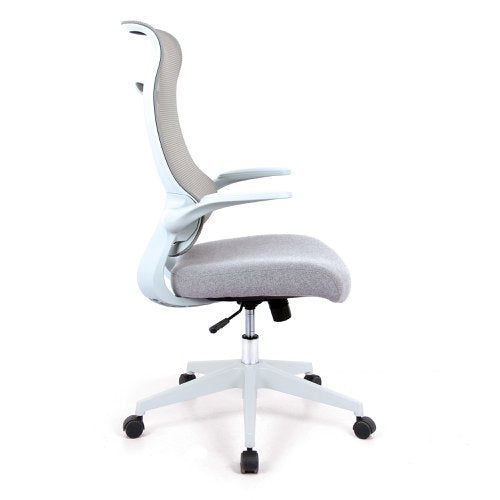 Romsey High Back Mesh Task Chair Grey