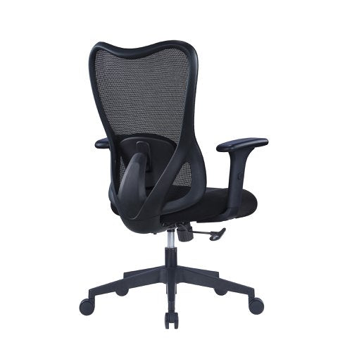 Zephyr Mesh Ops Chair With Arms BLK